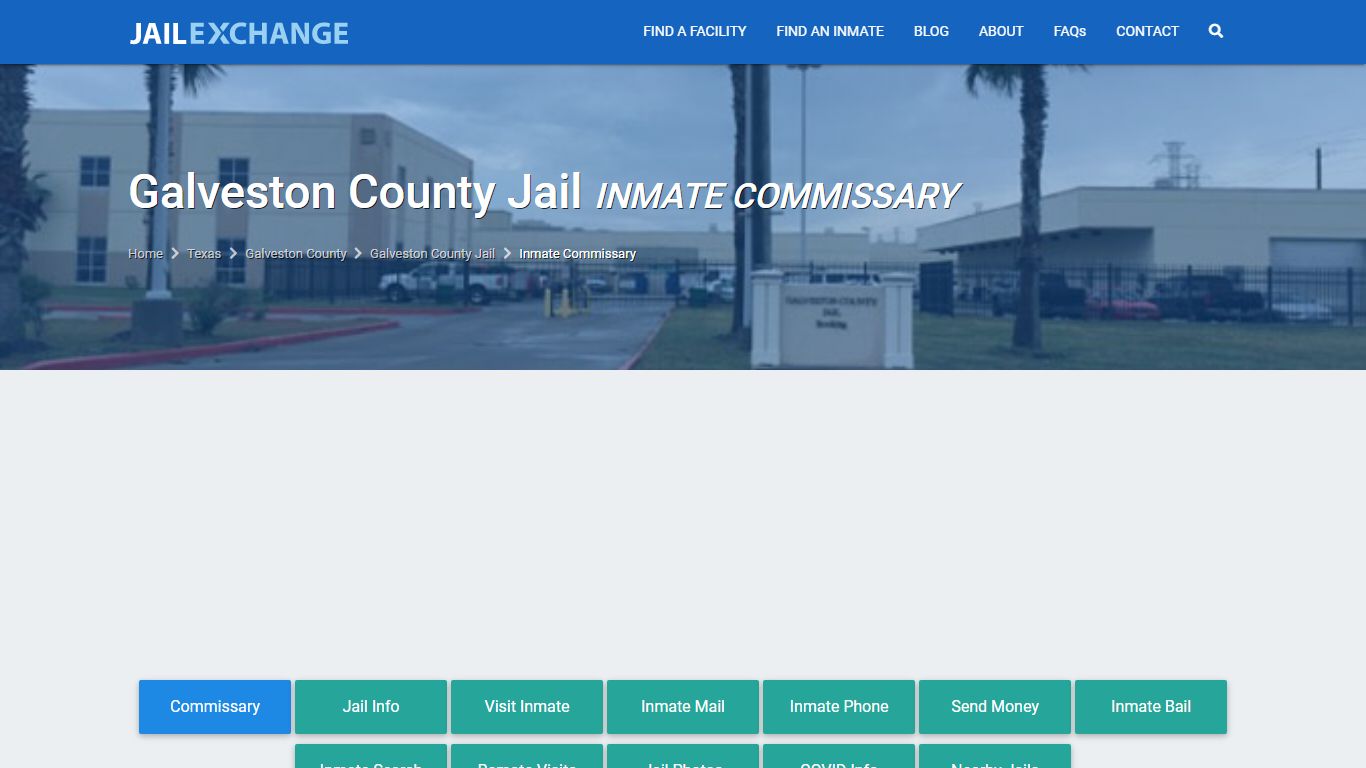 Galveston County Jail Commissary, Care Packs, Gifts ...